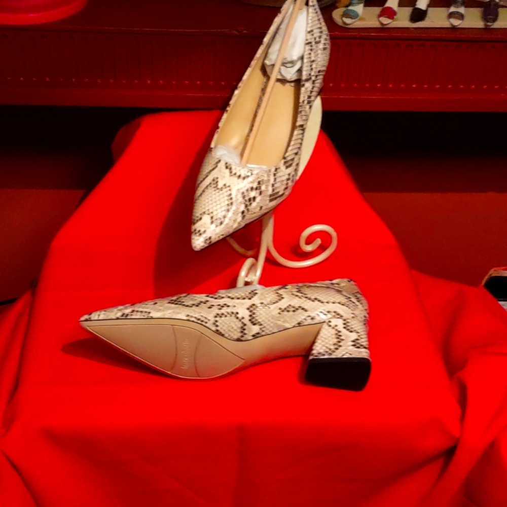 Snake print shoe